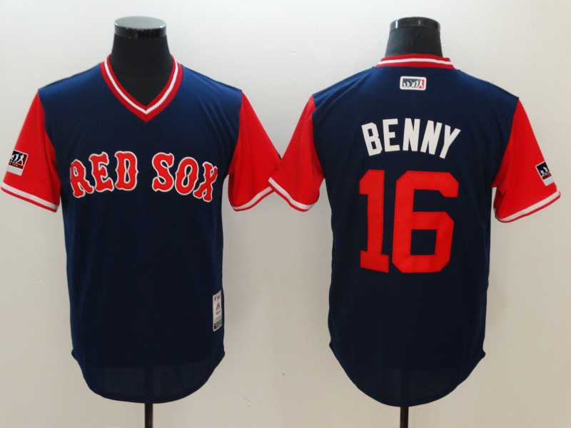 Red Sox 16 Andrew Benintendi Benny Navy 2018 Players Weekend Stitched Jersey,We sell and wholesale Red Sox 16 Andrew Benintendi Benny Navy 2018 Players Weekend Stitched Jersey on line form chian!